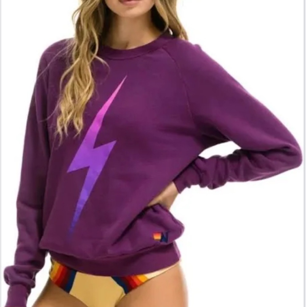 NWOT Aviator Nation Bolt Sweatshirt XL